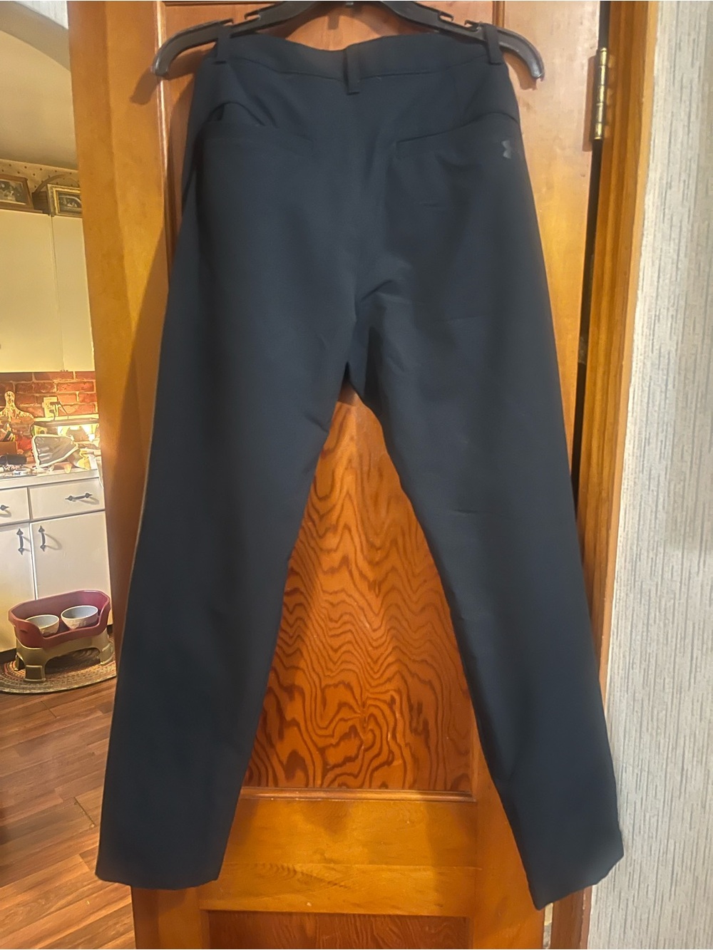 Under Armour Men's Black Dress Pants - Straight Tailored Fit